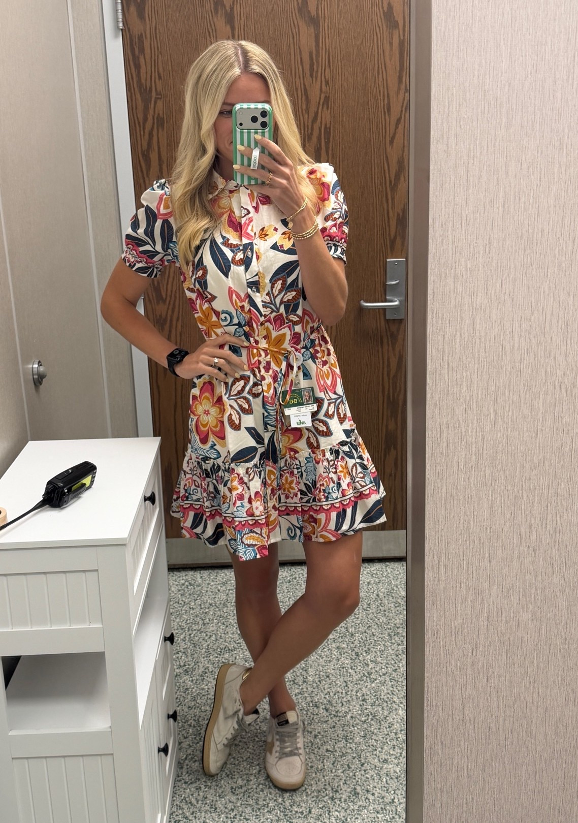 Still not ready to give up my summer florals 🌸😜 Had to pick this cutie up at Nordstrom the other day! So easy to dress down with a sneaker,  but could also dress up if needed! And it was ON SALE!

#LTKgrwm #LTKootd #LTKWorkwear