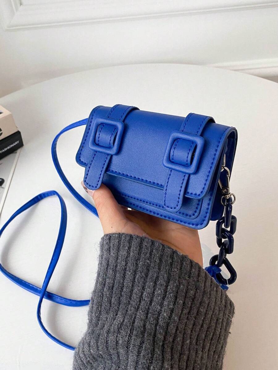 Multicolor Mini Acrylic Chain Strap Crossbody Bag | SHEIN
