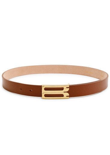 Frame smoothed leather belt | Harvey Nichols