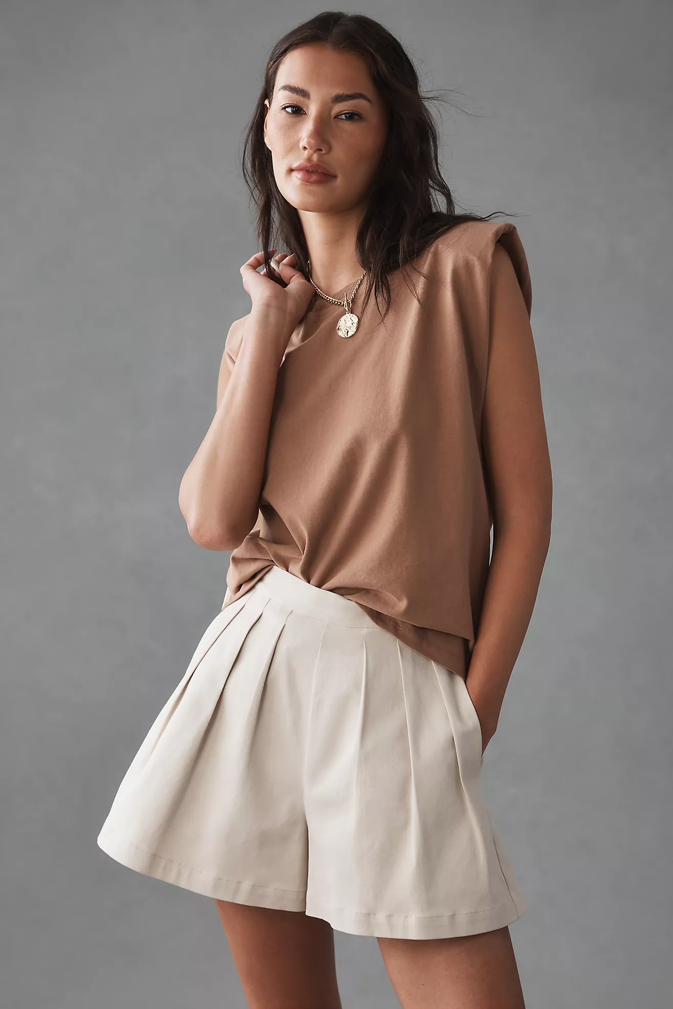 Pilcro Structured Muscle Tee | Anthropologie (US)