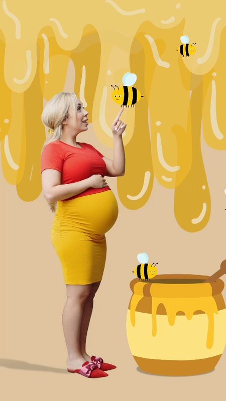 Winnie the Pooh, Winnie the Pooh, chubby little tubby .. 🎶 🐻 🍯 

Is this not the cutest maternity Halloween costume? And SO inexpensive !

#LTKHalloween #LTKunder50 #LTKbump