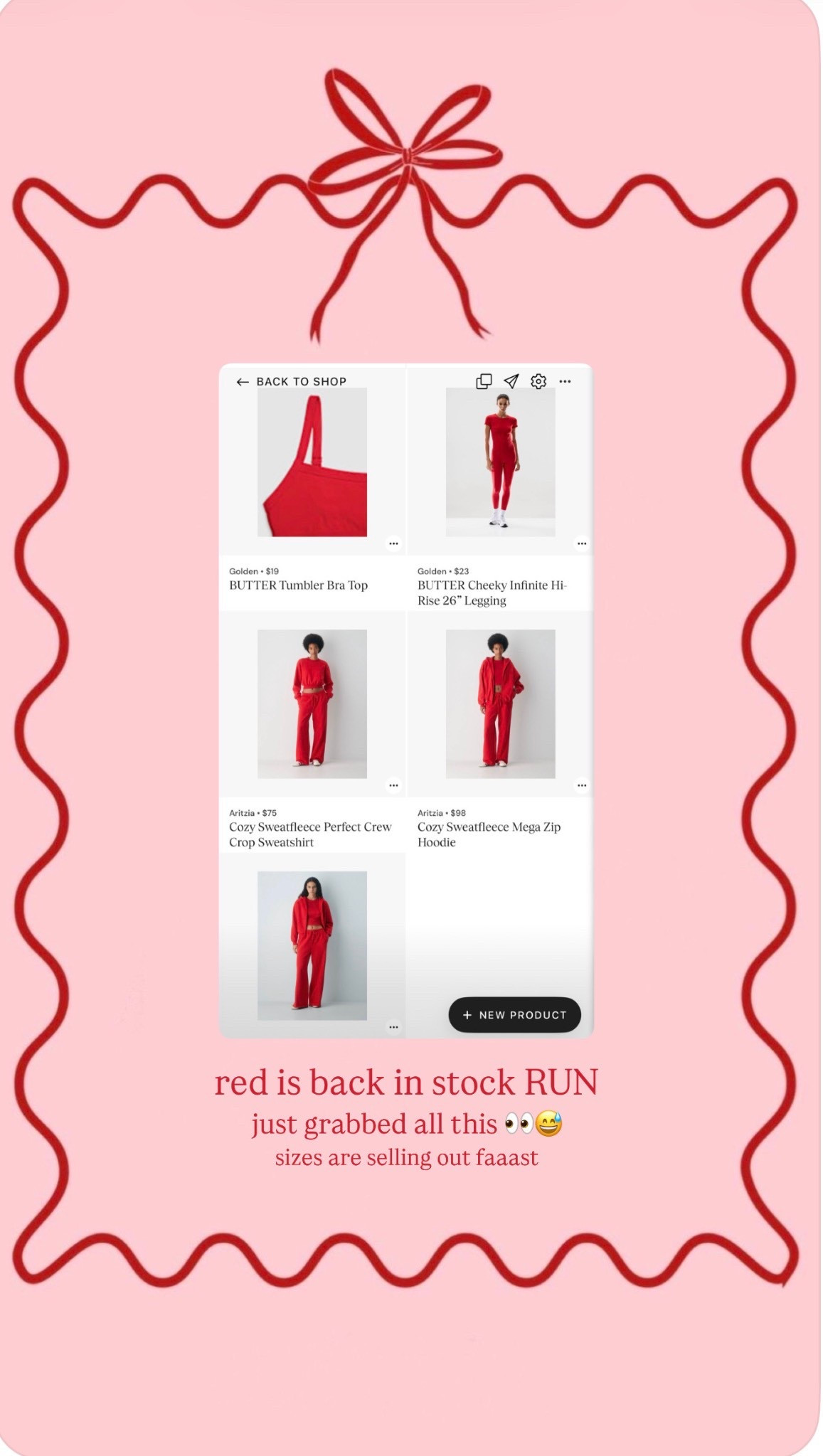 Red is baaack. Run! Grabbed these !