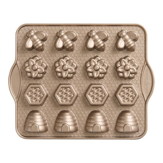 Nordic Ware Nonstick Aluminum Busy Bee 16c Cakelet Pan by World Market | World Market