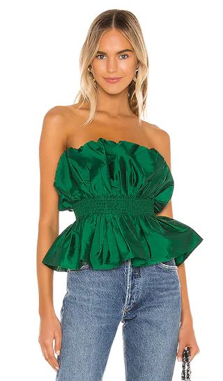 Natasia Top in Green | Revolve Clothing (Global)