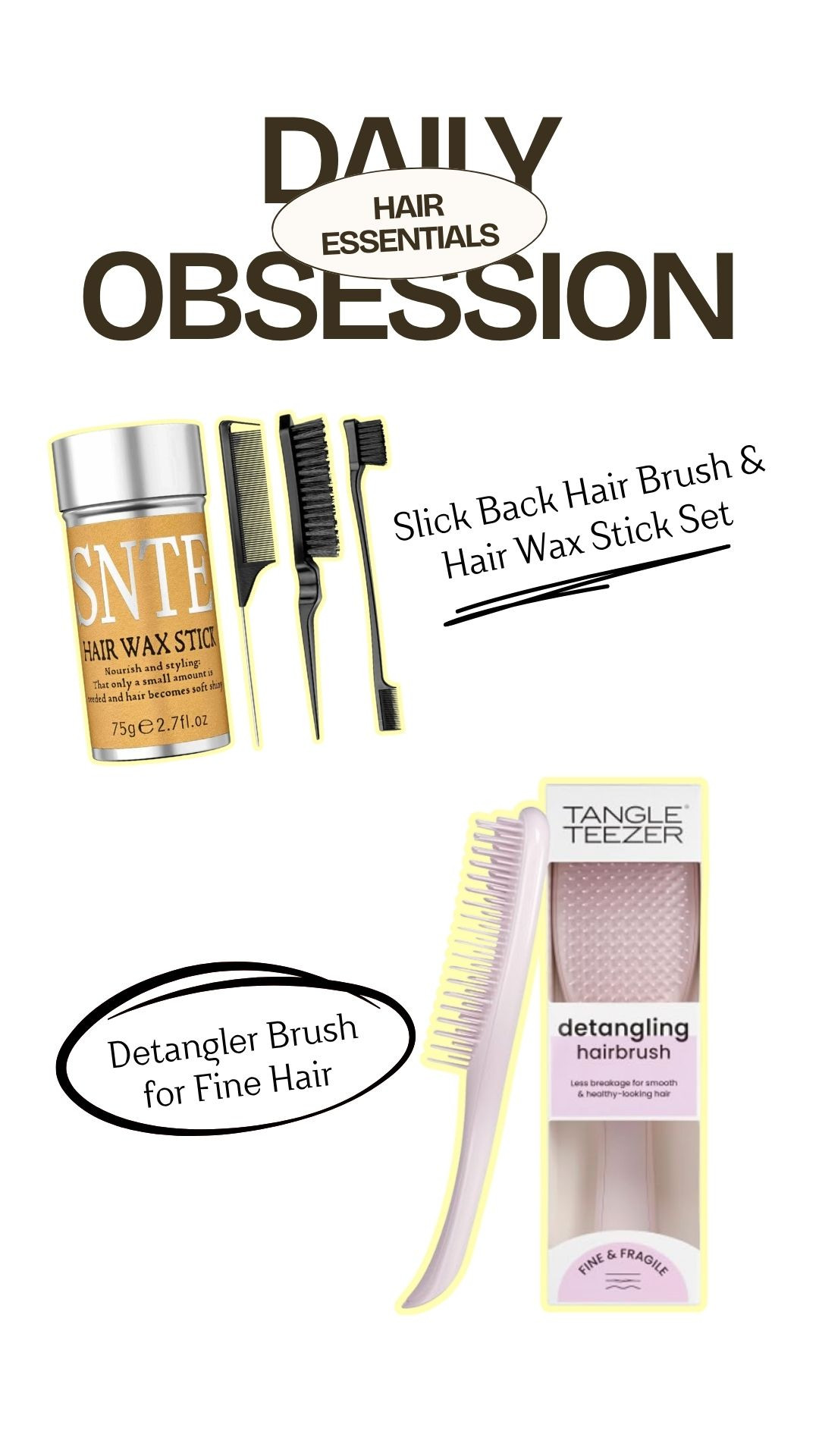 For your hair needs, here's mine! 

#HairEssentials #HairWax #HairBrush  

 