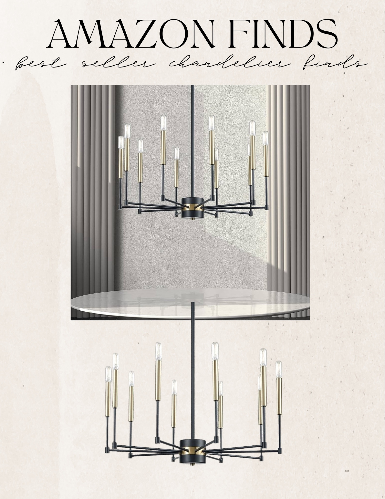 Best seller chandelier finds. Budget friendly furniture finds. For every budget. Amazon deals, home interiors, organization, aesthetic finds, modern home, decor.

#LTKstyletip #LTKhome #LTKSeasonal