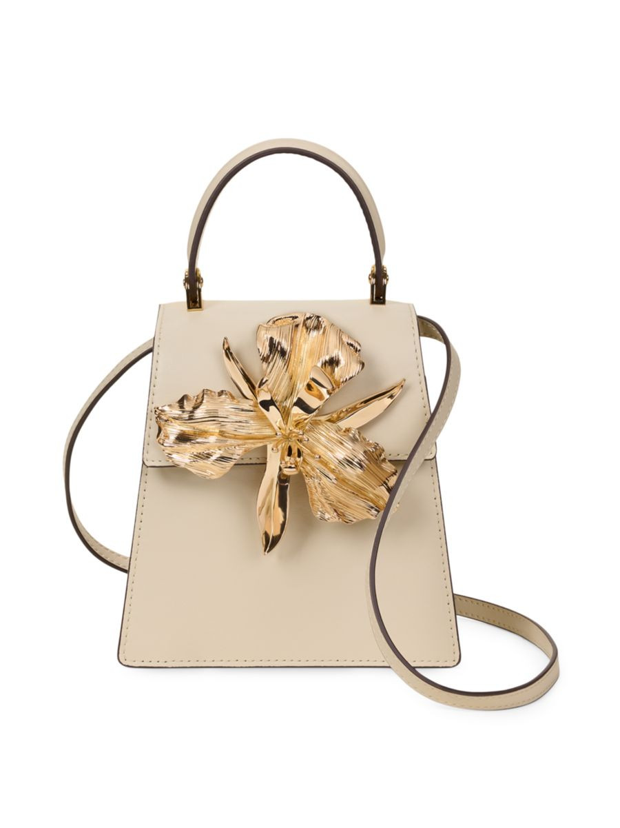 Shop Cult Gaia Emilia Mini Leather Top-Handle Bag | Saks Fifth Avenue | Saks Fifth Avenue