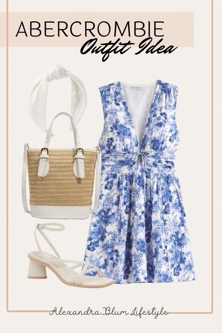 I’m in love with this mini ruffle floral blue and white dress from Abercrombie! Perfect graduation dress, wedding guest dress, and vacation dresses! Straw crossbody purse, white heels, and white headband!

#LTKshoecrush #LTKitbag #LTKfindsunder100