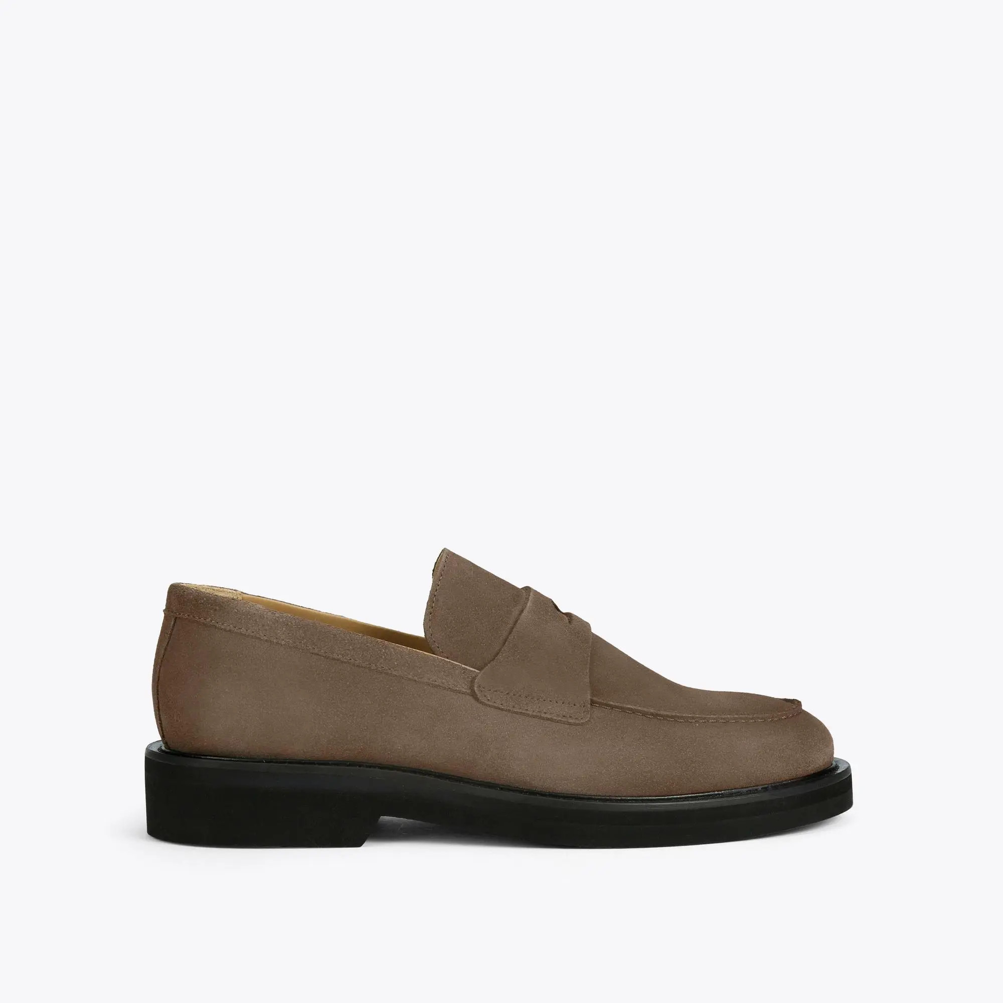 BANK PENNY Brown Suede Loafer by KURT GEIGER LONDON | Kurt Geiger UK