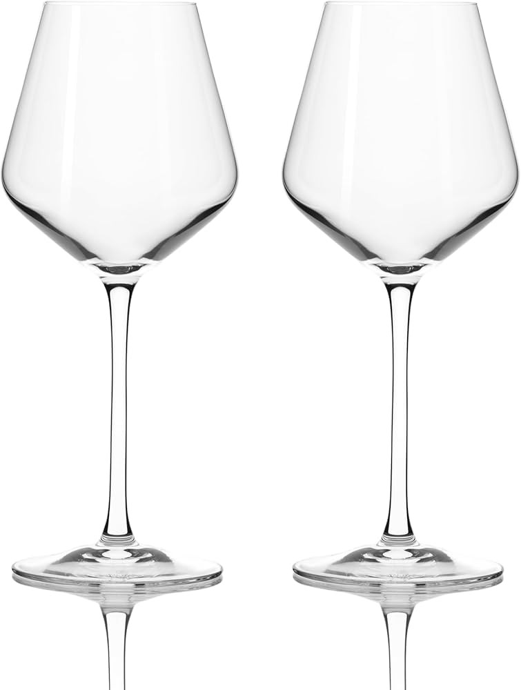Cristal D'arques Ultime Red Wine Glasses Set of 2 - Crystalline Red Wine Glassware 470ml, Lightwe... | Amazon (UK)