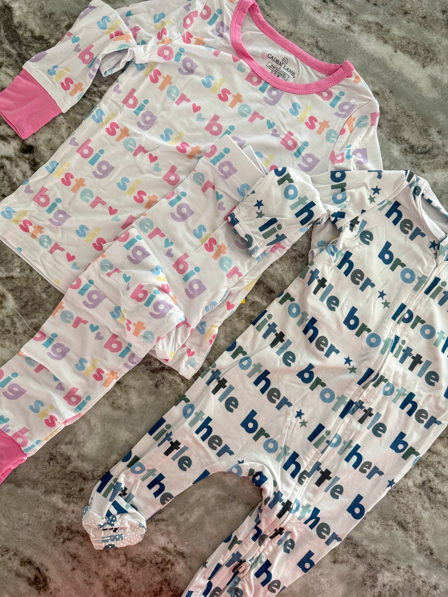 Big sister and little brother matching pajamas from Caden lane! Some of our favorite bamboo pajamas! 

#LTKKids #LTKBaby #LTKFindsUnder50