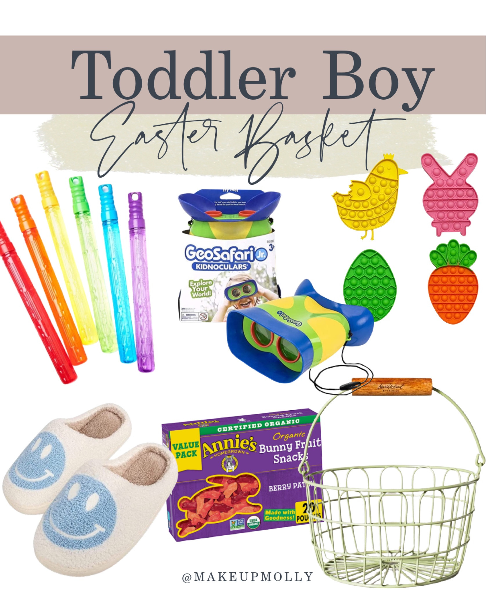 Toddler Boy Easter Basket 🐣
•
Toddler Easter basket 
Toddler Easter basket fillers 
Easter basket stuffers 
Easter basket 
Toddler boy Easter basket ideas 
Amazon Easter basket 
Toddler smile slippers 
Toddler Easter ideas 
Kids Easter basket 

#LTKGiftGuide #LTKkids #LTKSeasonal