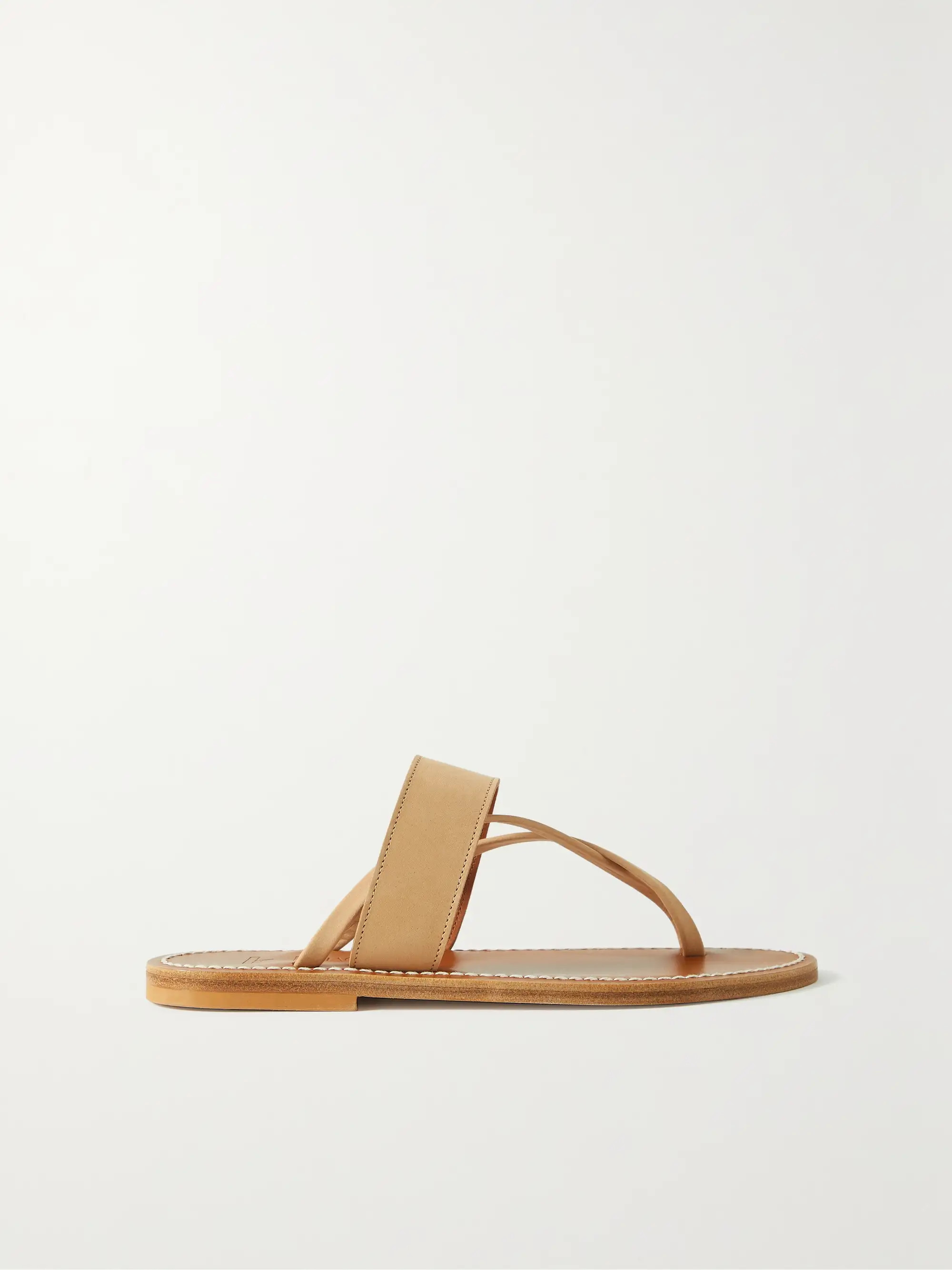 + NET SUSTAIN Nehru nubuck sandals | NET-A-PORTER (US)