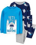 4-Piece 100% Snug Fit Cotton PJs | Carter's