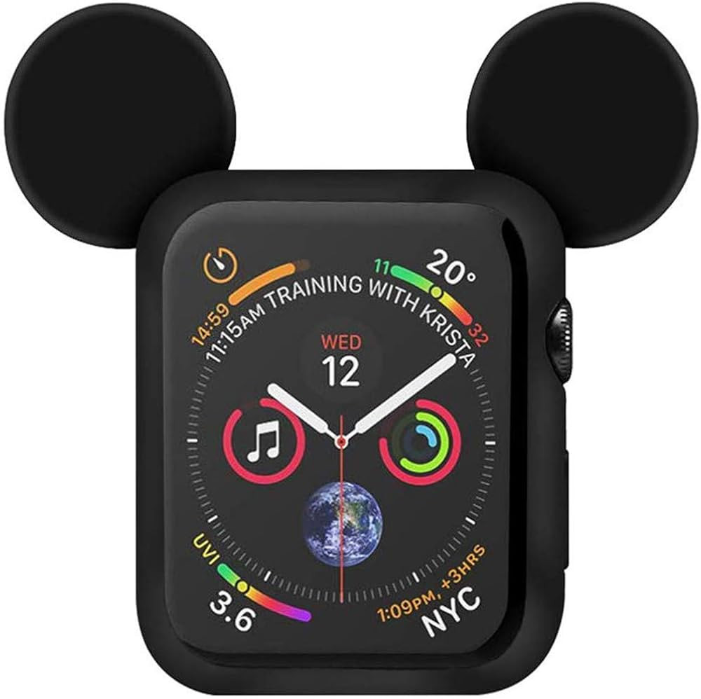 YU STORE Lovely Cartoon Mouse Ears TPU Protective Cover for I Watch 40mm and 44mm, Anti-Scratch S... | Amazon (US)