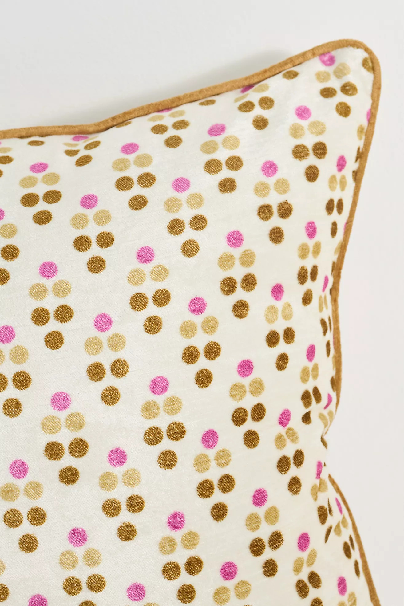 Dottie Velvet Patterned Pillow | Anthropologie (US)