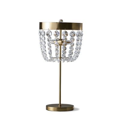 Taking its inspiration from vintage crystal chandeliers, the Jules Crystal Buffet Lamp adds a tou... | Frontgate