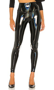 Yummie Barbarella Vinyl Look Shaping Legging in Black from Revolve.com | Revolve Clothing (Global)
