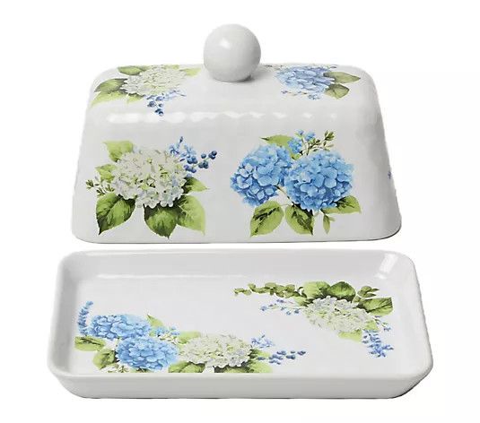 Make Your Selection: Temp-tations Seasonal Lidded Butter Dish with Finial | QVC