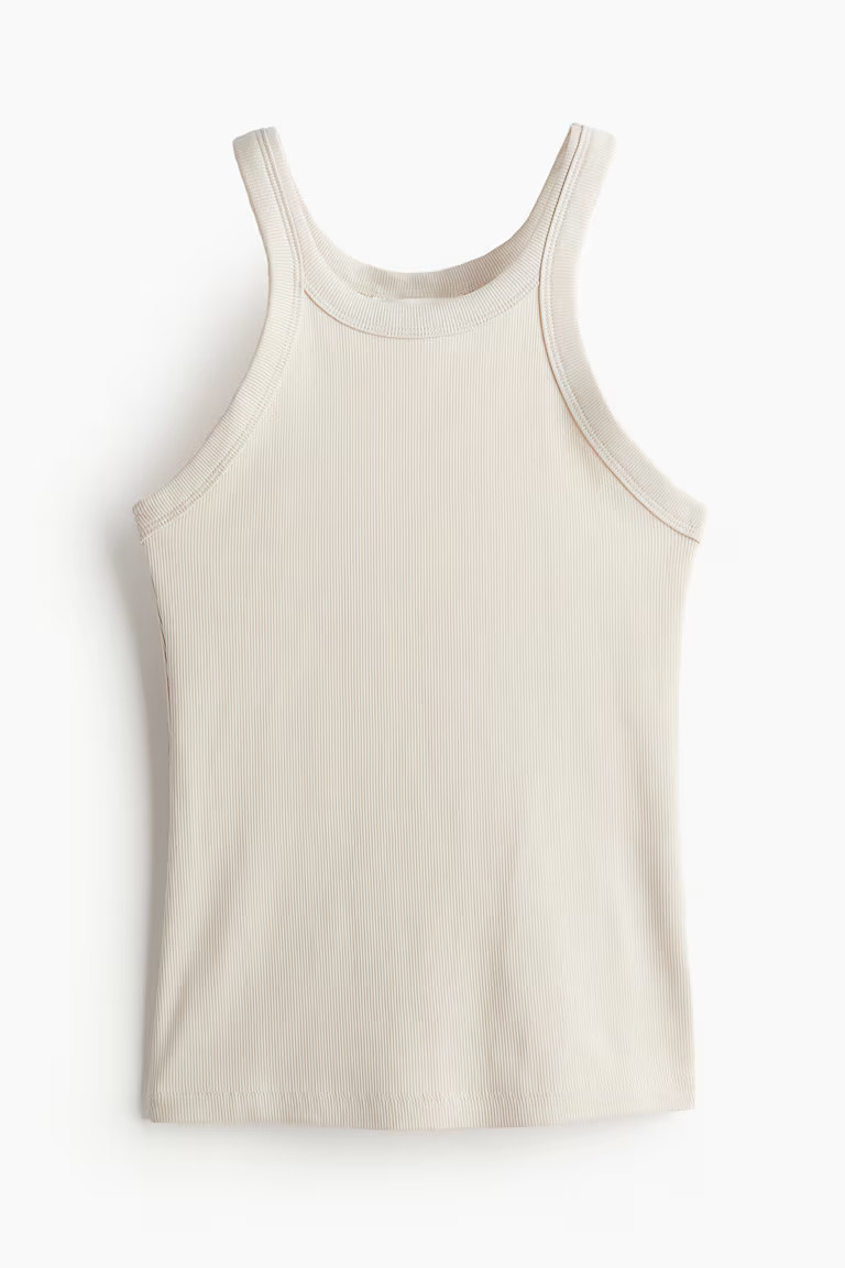 Ribbed vest top | H&M (UK, MY, IN, SG, PH, TW, HK)