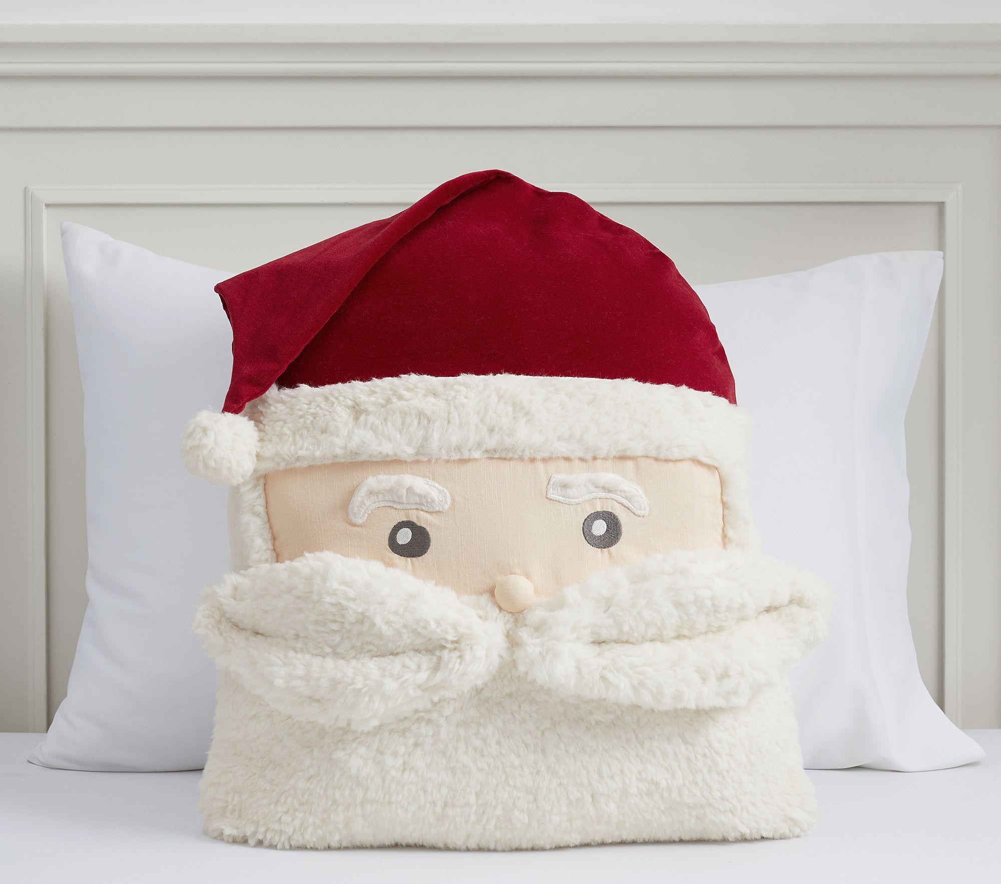 Shaped Santa Pillow | Pottery Barn Kids