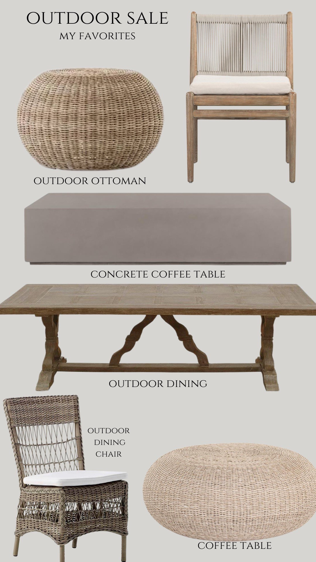 The Memorial Sales are on!  Here are some of my favorite outdoor coffee tables, chairs, and dining tables!

#LTKHome #LTKSaleAlert #LTKFamily