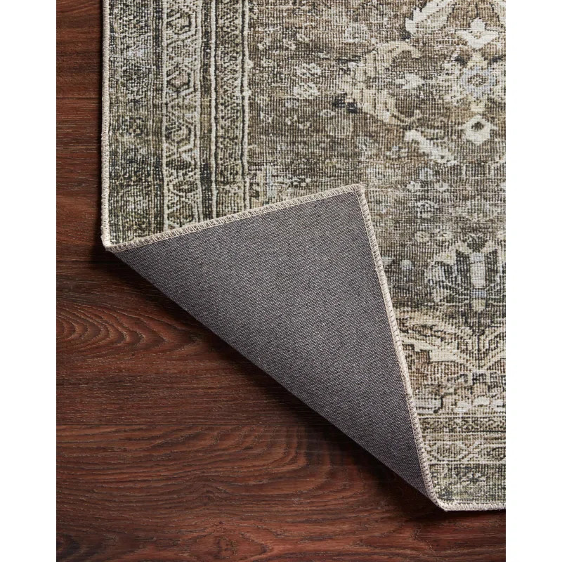 Sim Oriental Antique/Moss Area Rug | Wayfair Professional