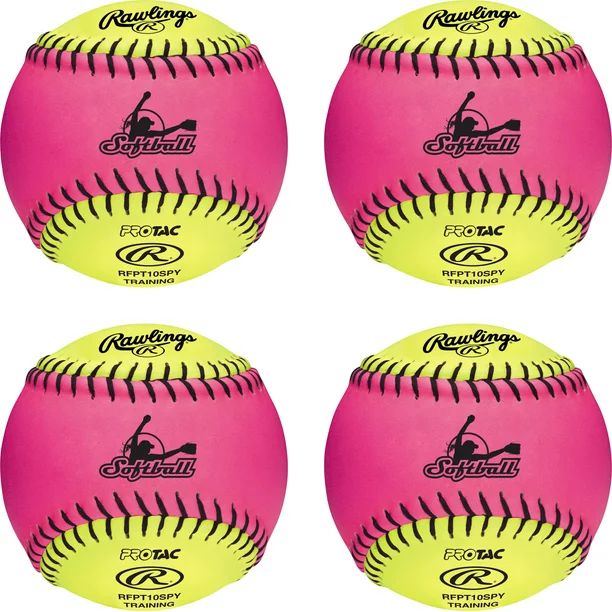 Rawlings Official League Recreational Use Fastpitch Softballs, 10 inch, 4 Count | Walmart (US)