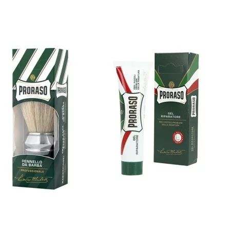 Proraso Repairing Styptic Gel 10 ml + Proraso Professional Shaving Brush | Walmart (US)
