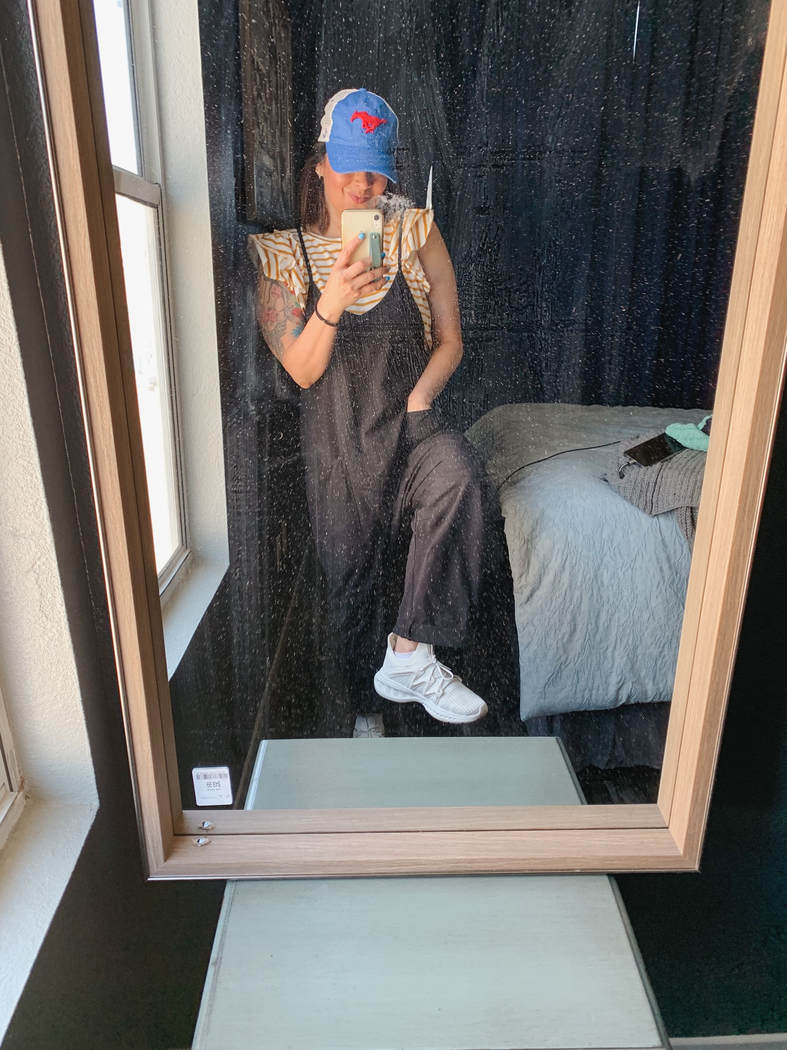 Wearing a small in the jumpsuit & a medium in the tee. Size 6 in shoes so comfortable 
Travel outfit

#LTKfitness #LTKtravel #LTKGiftGuide