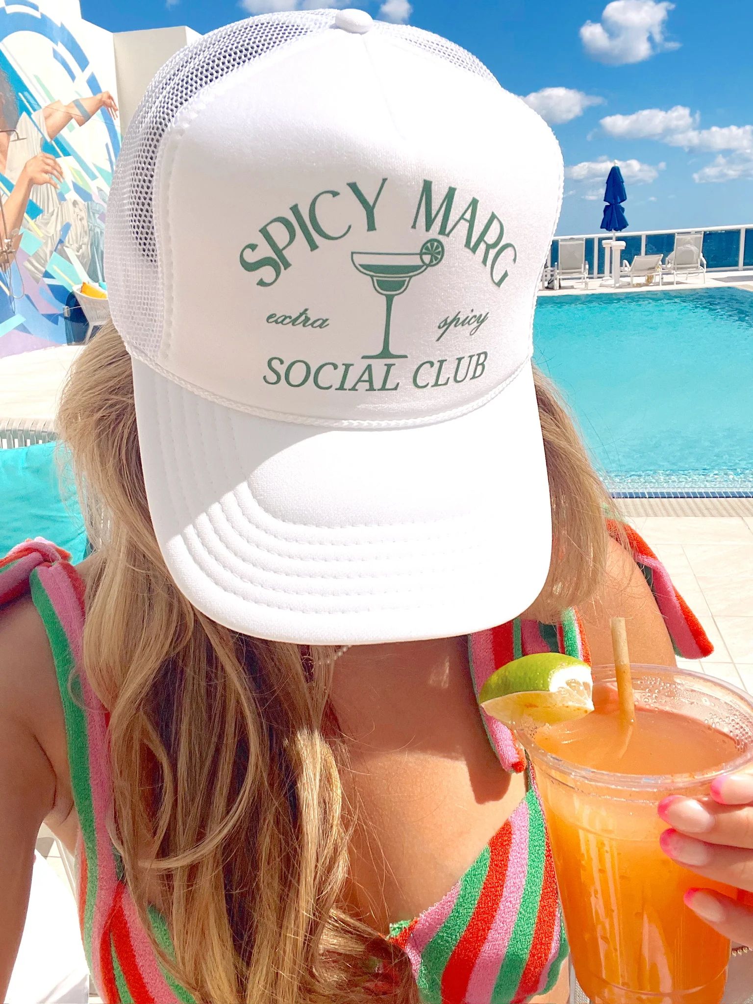 Spicy Marg Social Club Trucker Hat - PREORDER | KenzKustomz