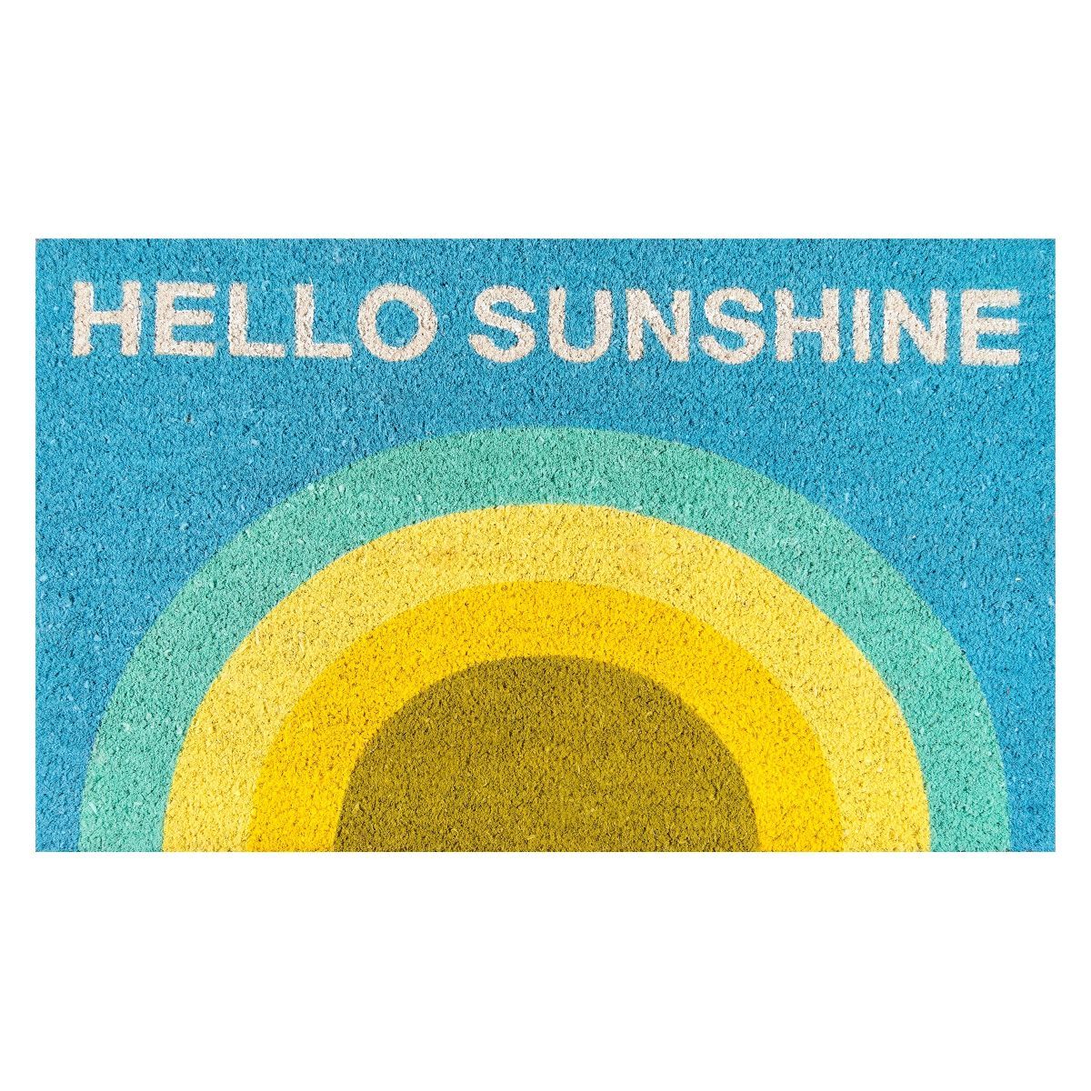 1'6"x2'6" Hello Sunshine Woven Door Mat - Novogratz By Momeni | Target