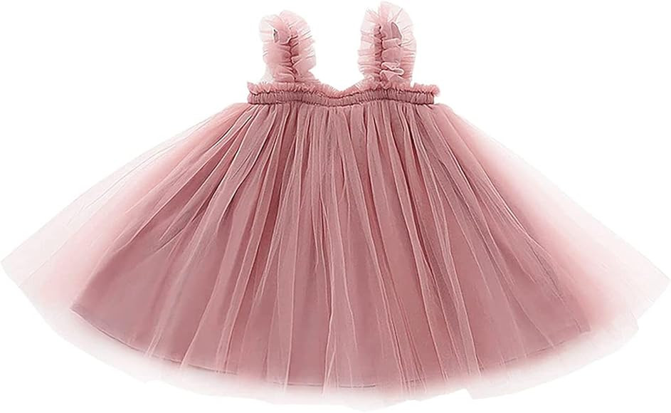 Xumplo Baby Girl Tutu Dress Infant Sleeveless Princess Tulle Skirt Set Kids Toddler Dresses for B... | Amazon (CA)