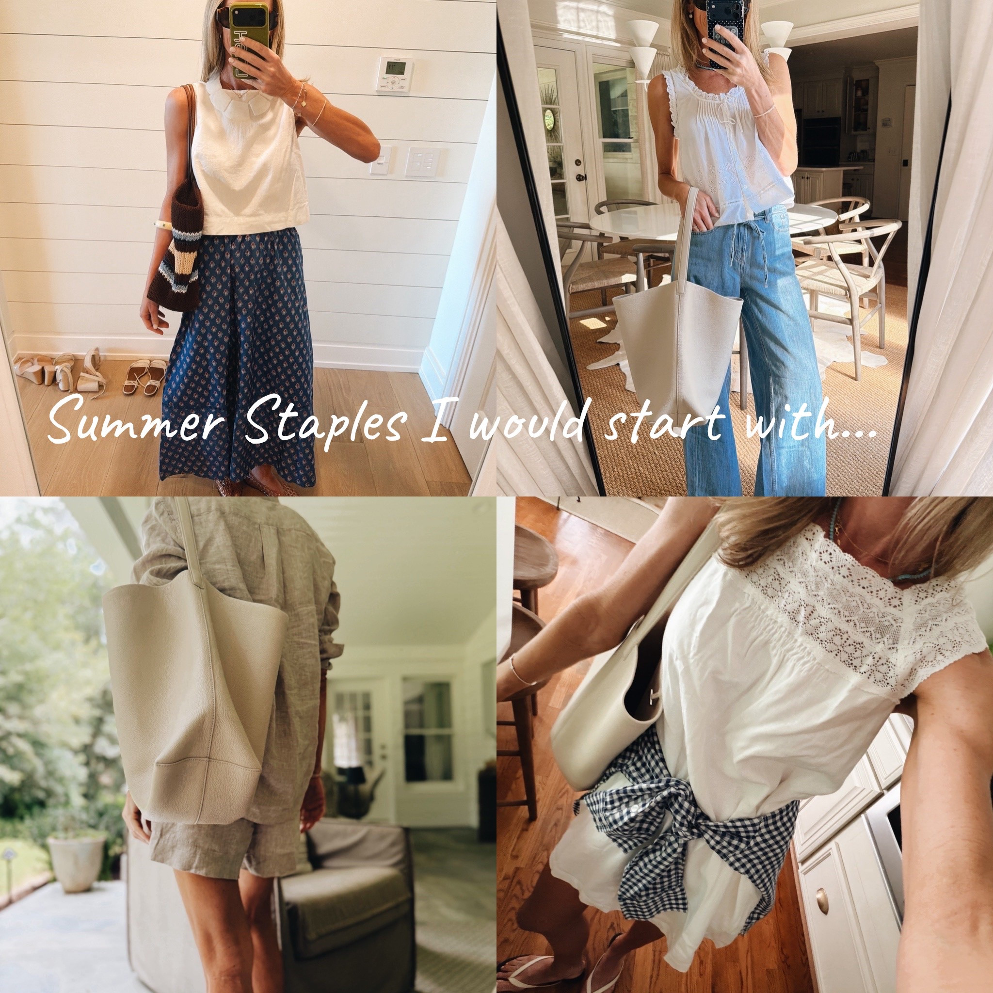 If you are wanting to start building a summer wardrobe with pieces that will be repeat offenders ….. these are it!
