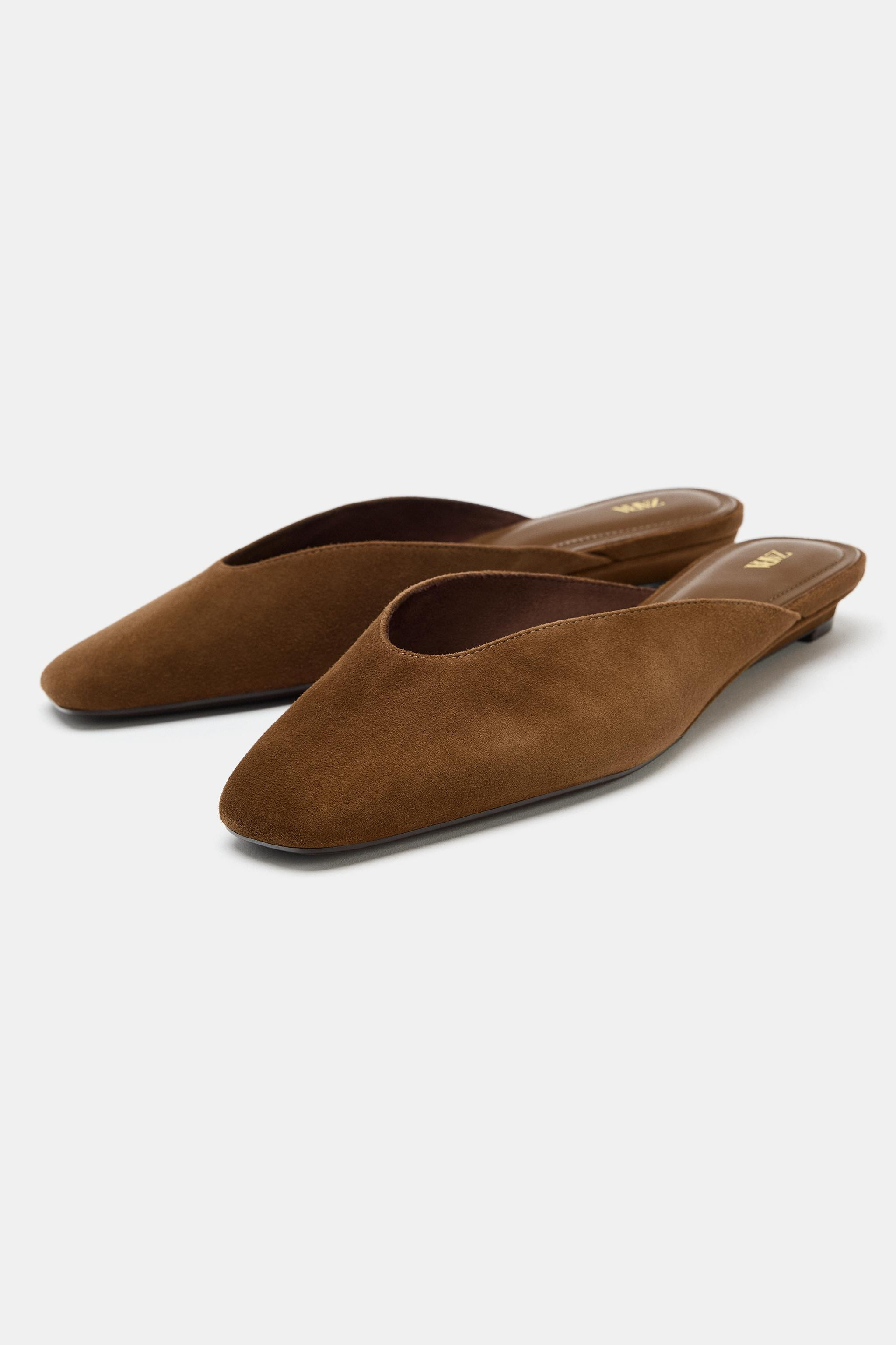 SUEDE WEDGE SLINGBACKS | Zara US