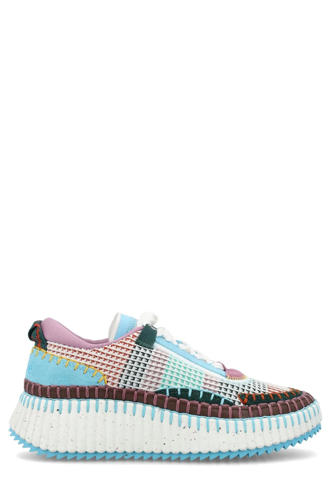 Chloé Nama Lace-Up Sneakers | Cettire Global