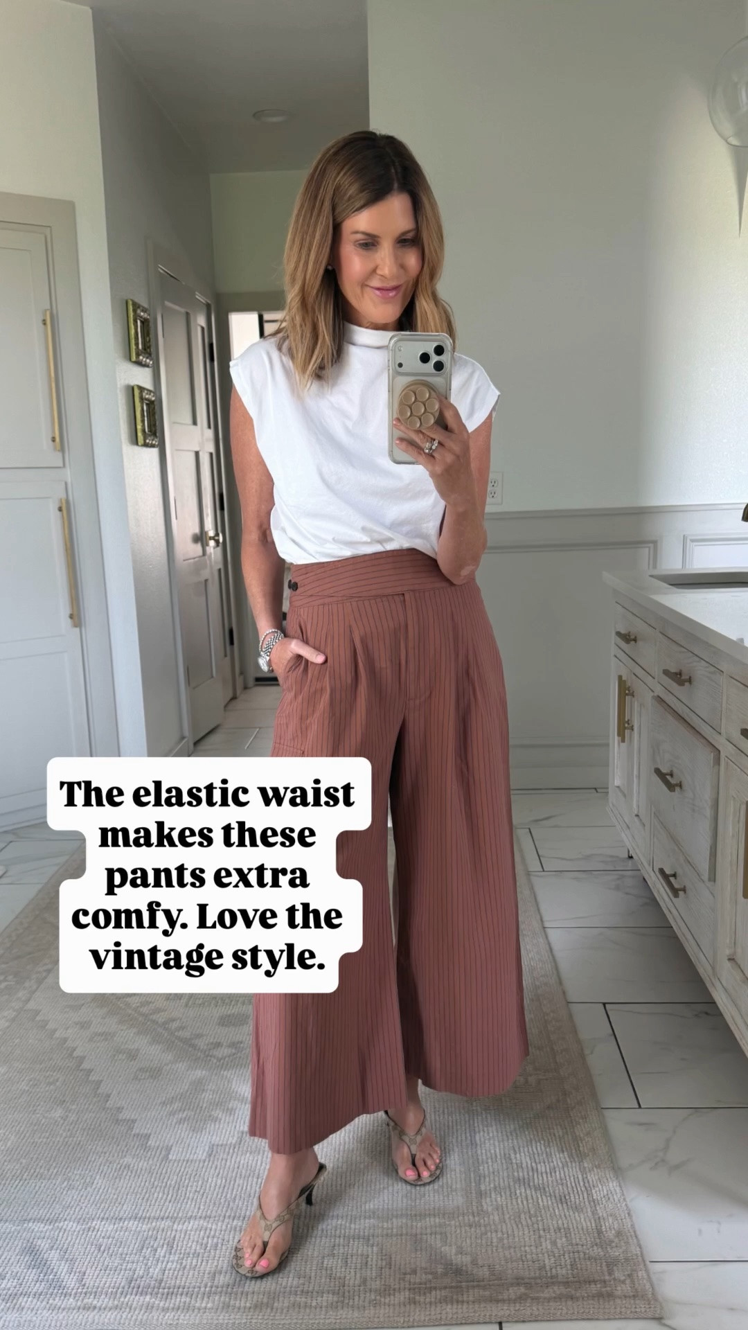 I love with these pants and great for summer

#LTKOver40
