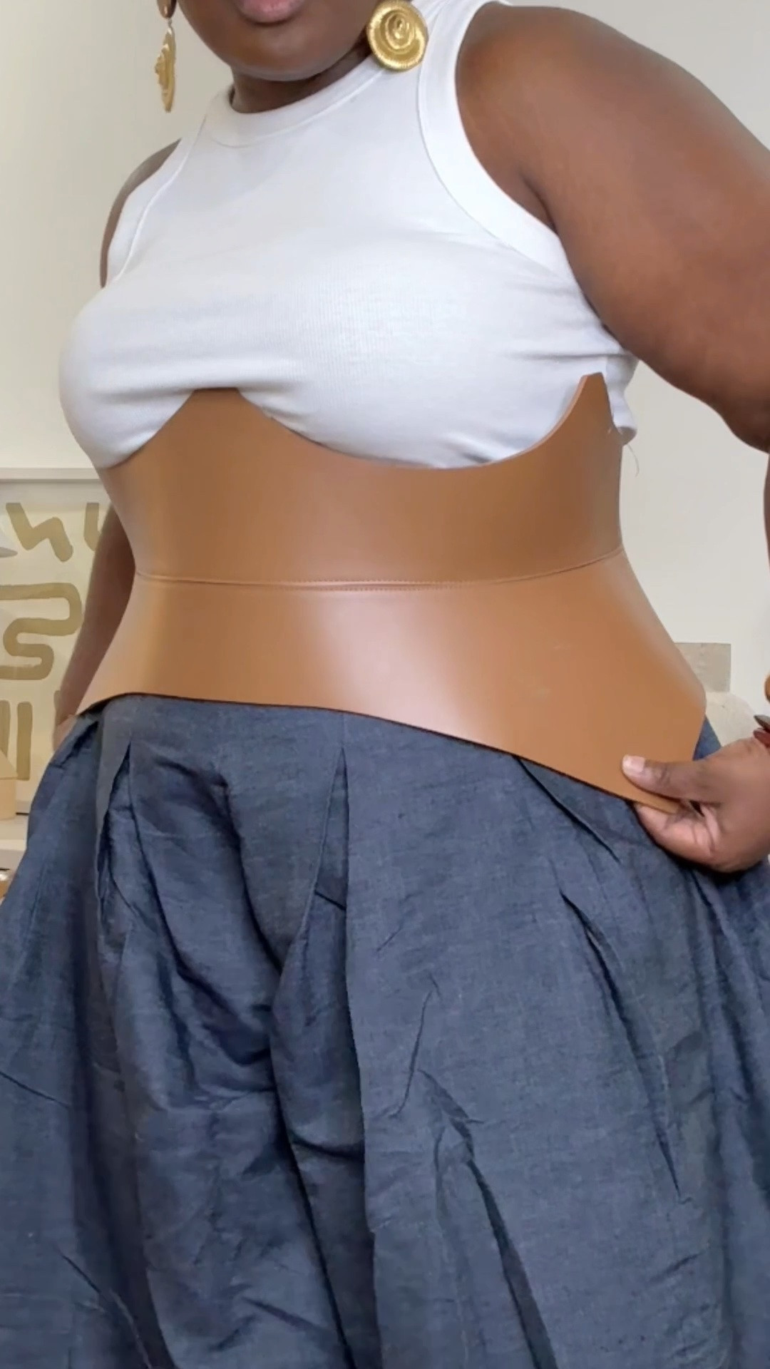 Looking for ways to style a leather waist belt? This statement accessory is the perfect way to elevate basic outfits, define your waist, and create chic outfit ideas with wide leg pants, dresses, and everyday wardrobe staples.leather waist belt outfit, statement belt styling, how to style wide leg pants, fashion accessories women, outfit styling ideas, chic everyday outfits, elevated basics, wardrobe essentials, plus size fashion ideas, trendy accessories

#LTKootd #LTKSeasonal #LTKMidsize