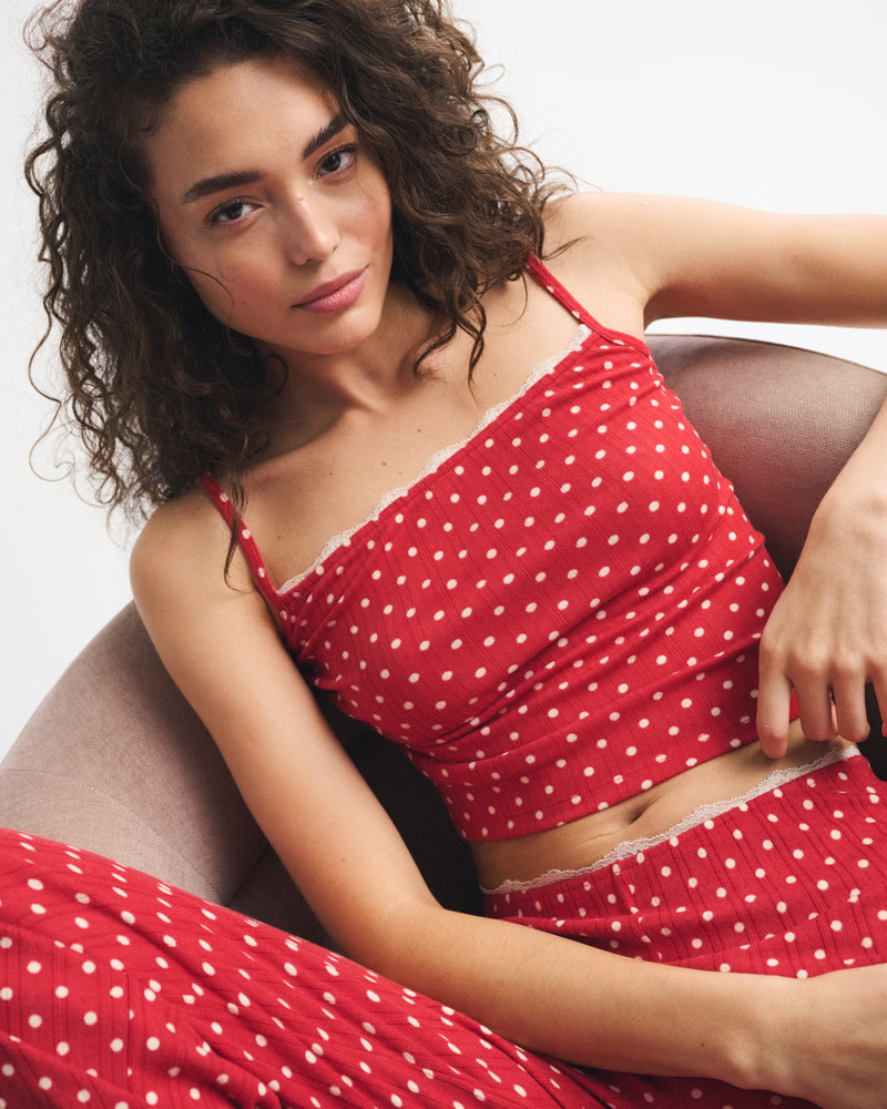 Pointelle Sleep Cami | Abercrombie & Fitch (US)