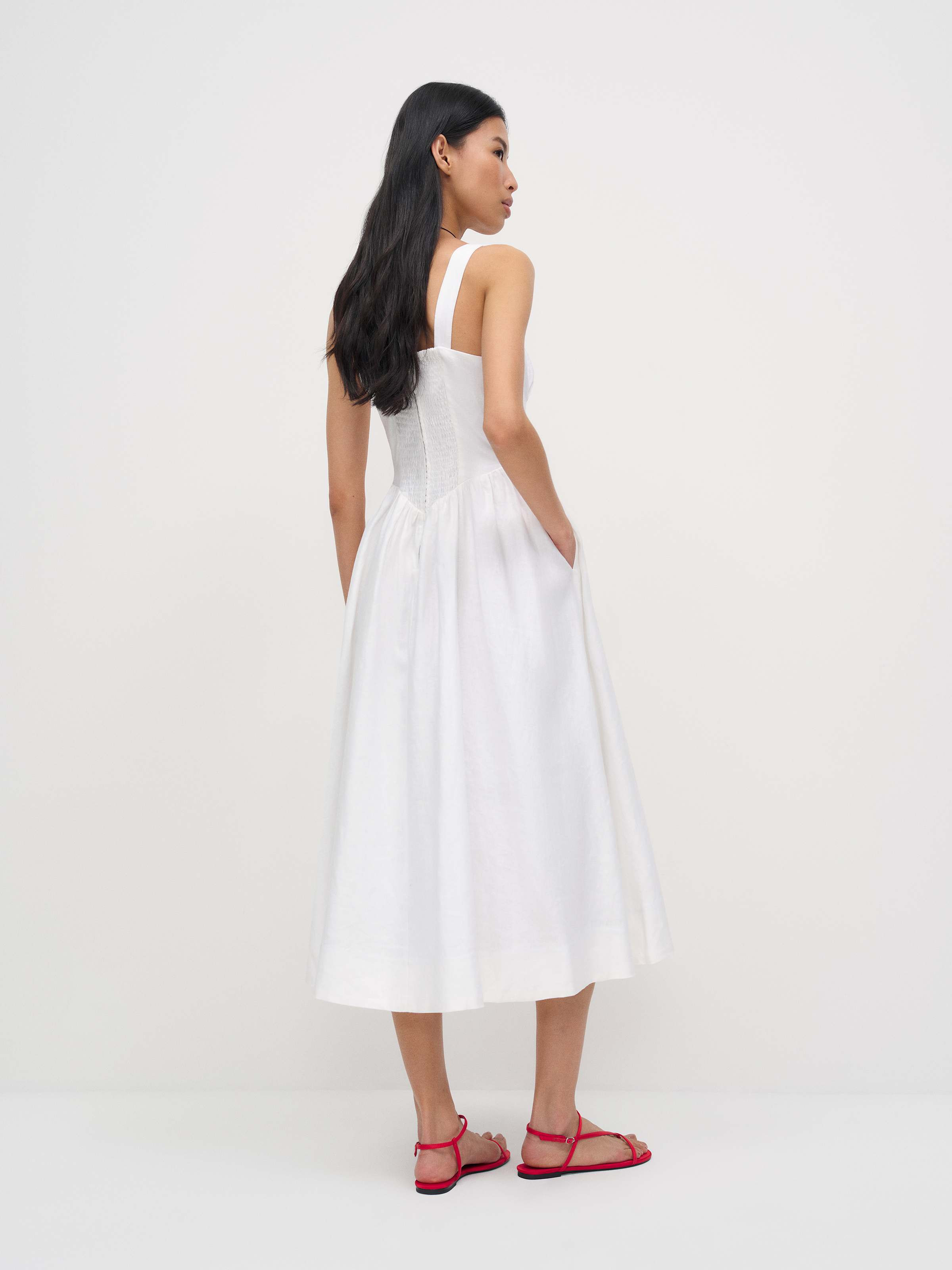 Balia Linen Dress | Reformation (Global)