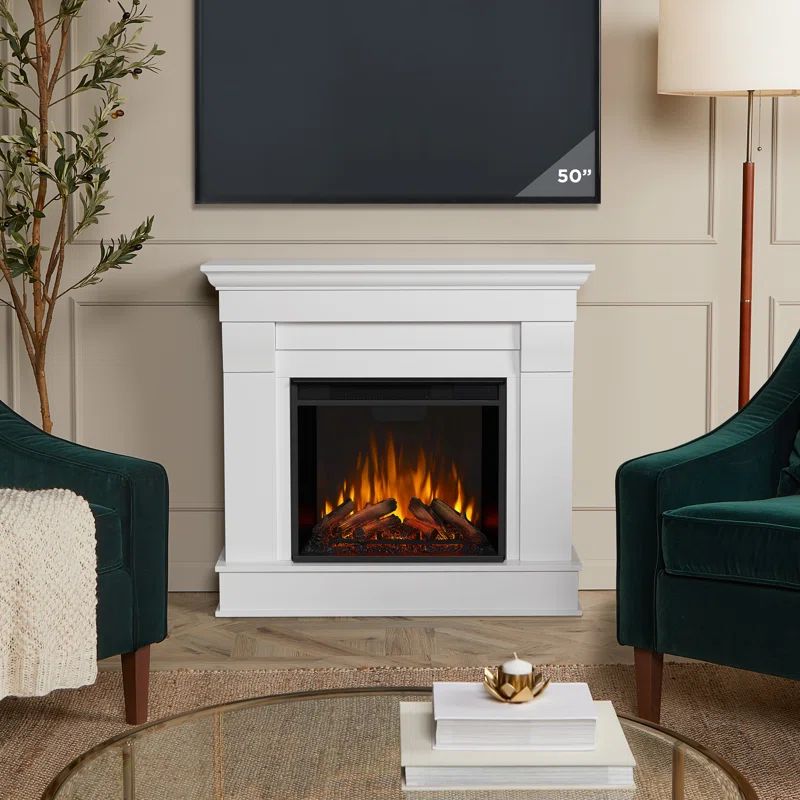 Chateau 41" Electric Fireplace by Real Flame | Wayfair North America