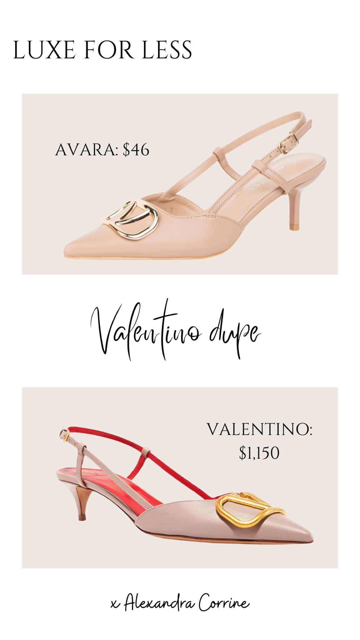 Valentino low old money aesthetic heels for less ✨

Spring accessories, fashion accessories, shoes, heels, low heels, short heels, block heels, chunky heels, nude heels, neutral accessories, luxury dupes, luxe for less, designer dupes 

#LTKfindsunder50 #LTKsalealert #LTKshoecrush