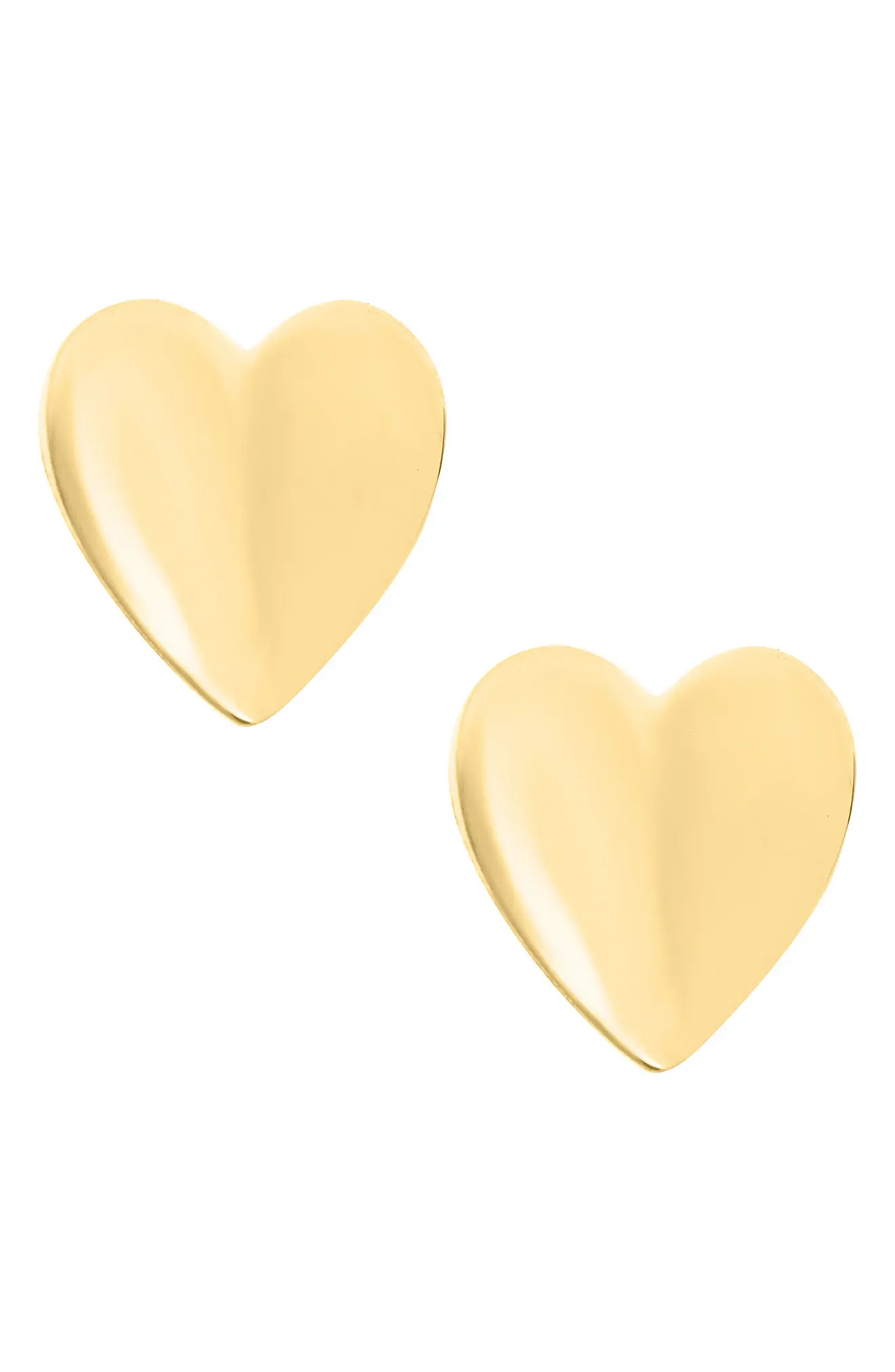 Infant Girl's Mignonette 14K Gold Heart Earrings | Nordstrom