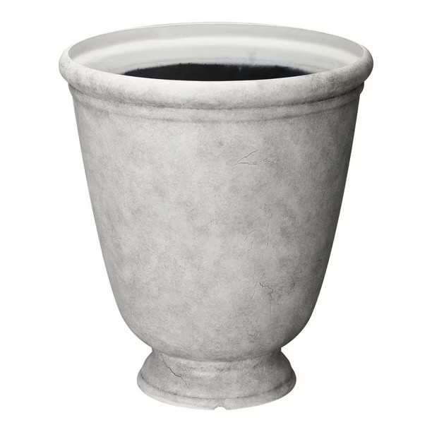 16 in. Tall Concrete Look Urn, 31 litres - Walmart.ca | Walmart (CA)