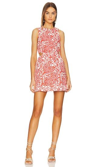 Christabel Mini Dress in Gardenia | Revolve Clothing (Global)