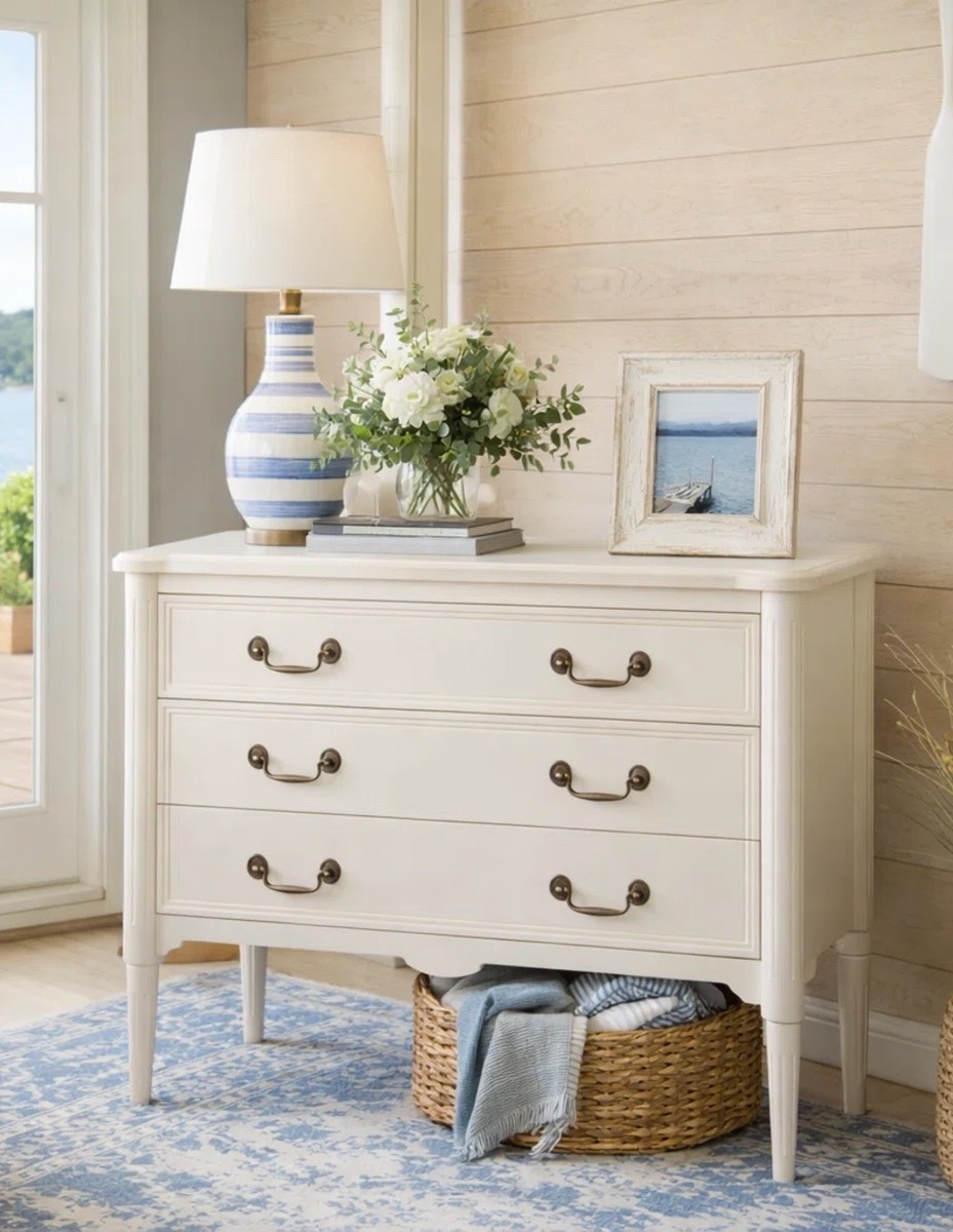 Obsessed with this chest! Could be a great bedside table, entry chest, or statement piece! And so affordable 😍