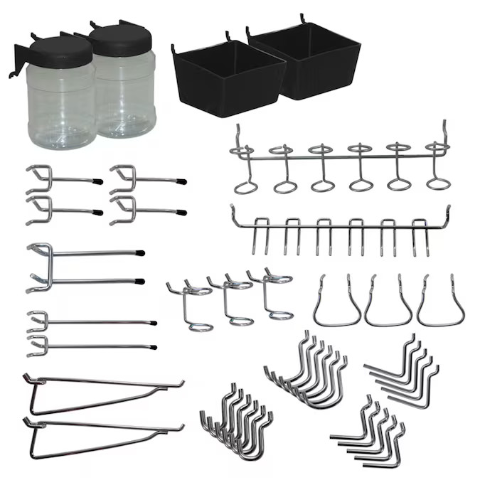 Blue Hawk 43-Piece Steel Pegboard Kit Lowes.com | Lowe's