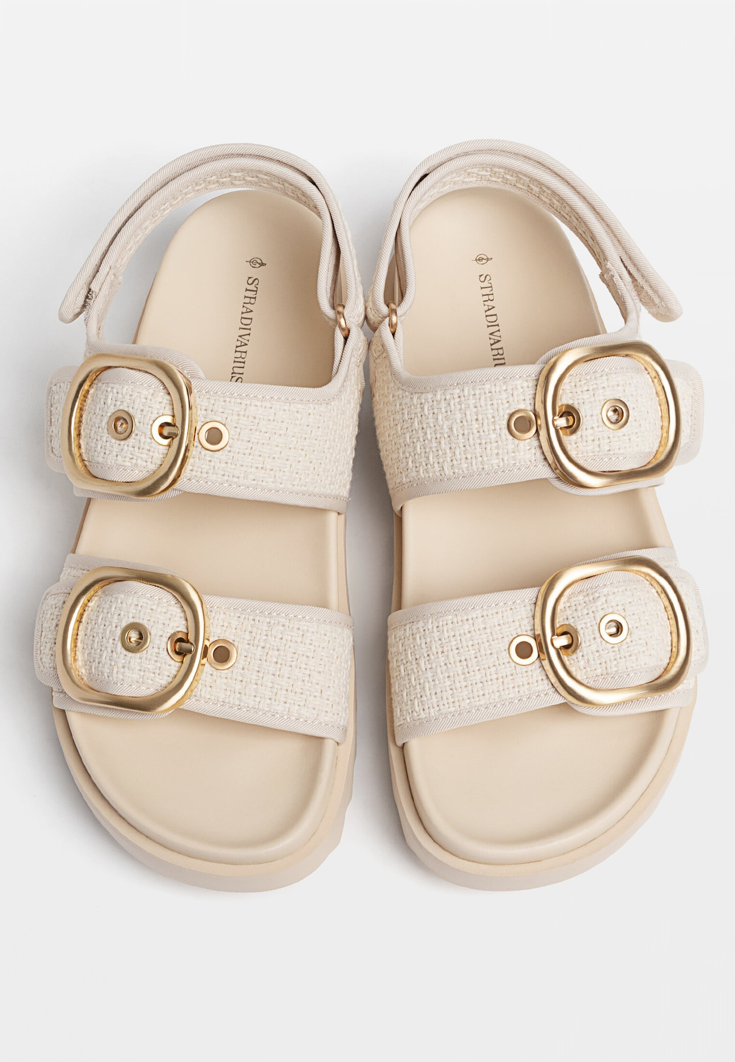 Women’s flat fabric sandals - Women's fashion | Stradivarius United Kingdom | Stradivarius (UK)