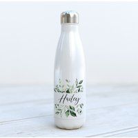 Personalized Water Bottle, Bridesmaid Gift, Bridal Tumbler, Bachelorette Moh, Custom Greenery | Etsy (CAD)