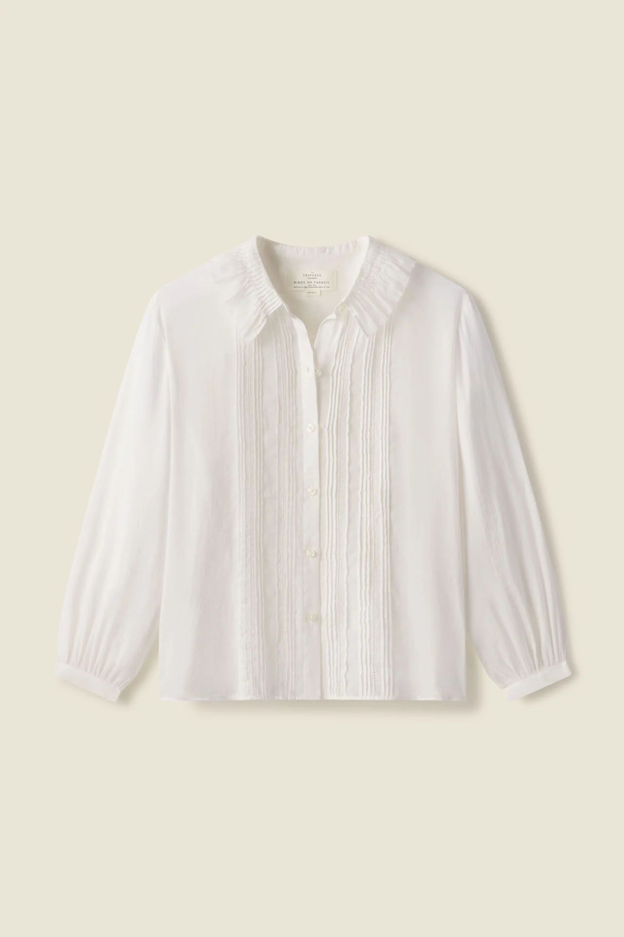 Alise Blouse Antique White | TROVATA